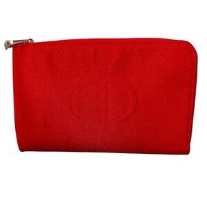 Dior Red Cosmetic Bag